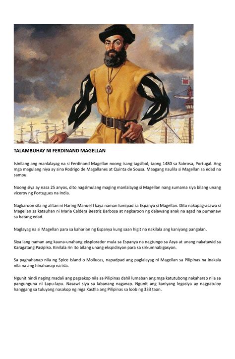 saan namatay si magellan|Talambuhay ni Ferdinand Magellan, Explorer Circumnavigated .